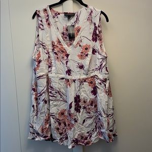 NWT Cute Tank with Pretty Flower Pattern